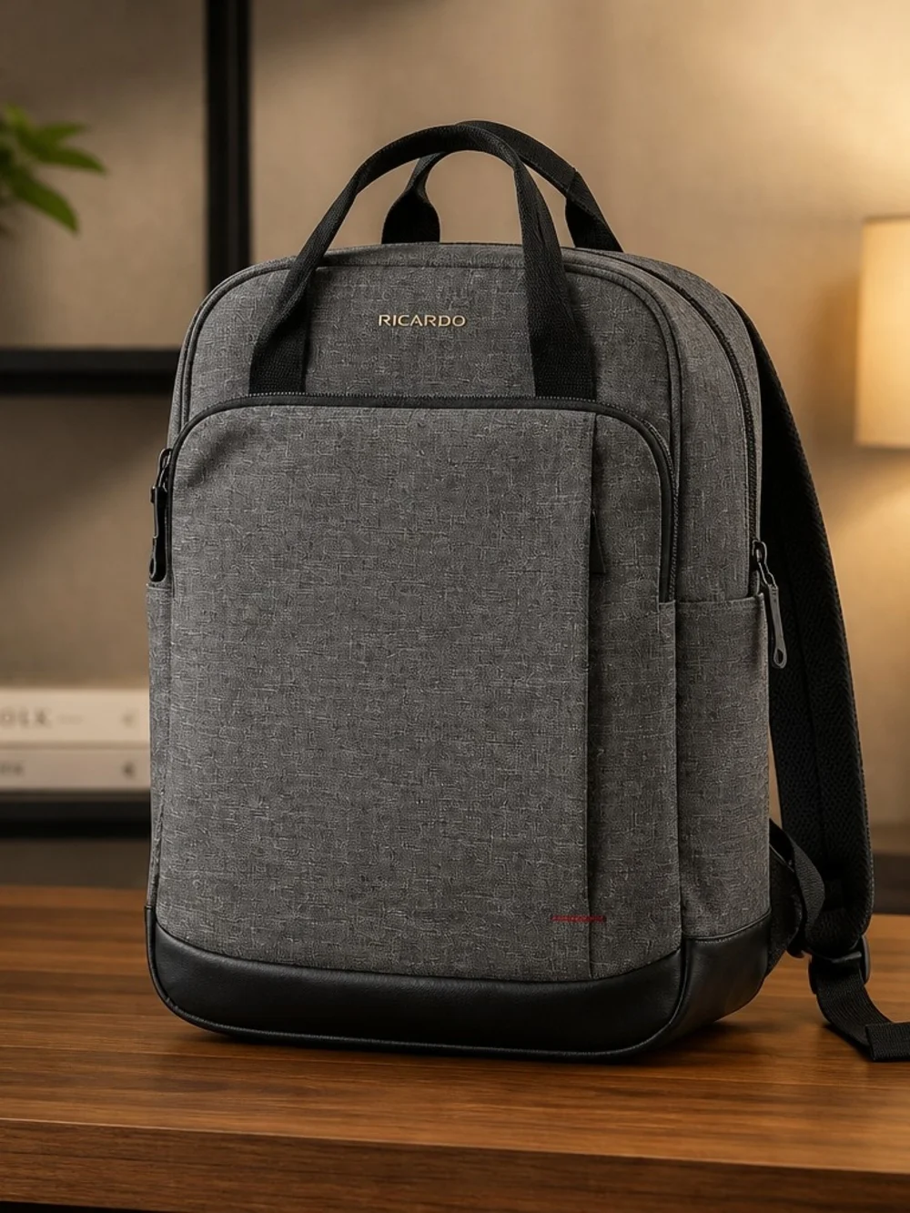 Ricardo Gray Urban Backpack with Padded Straps